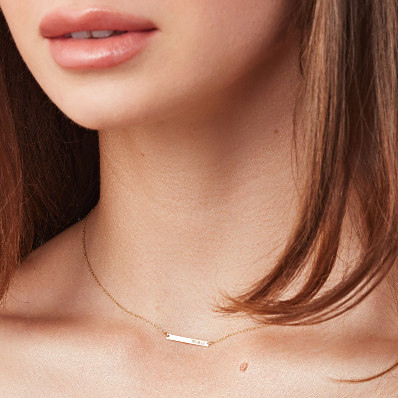 Engravable Bar Necklace image 2