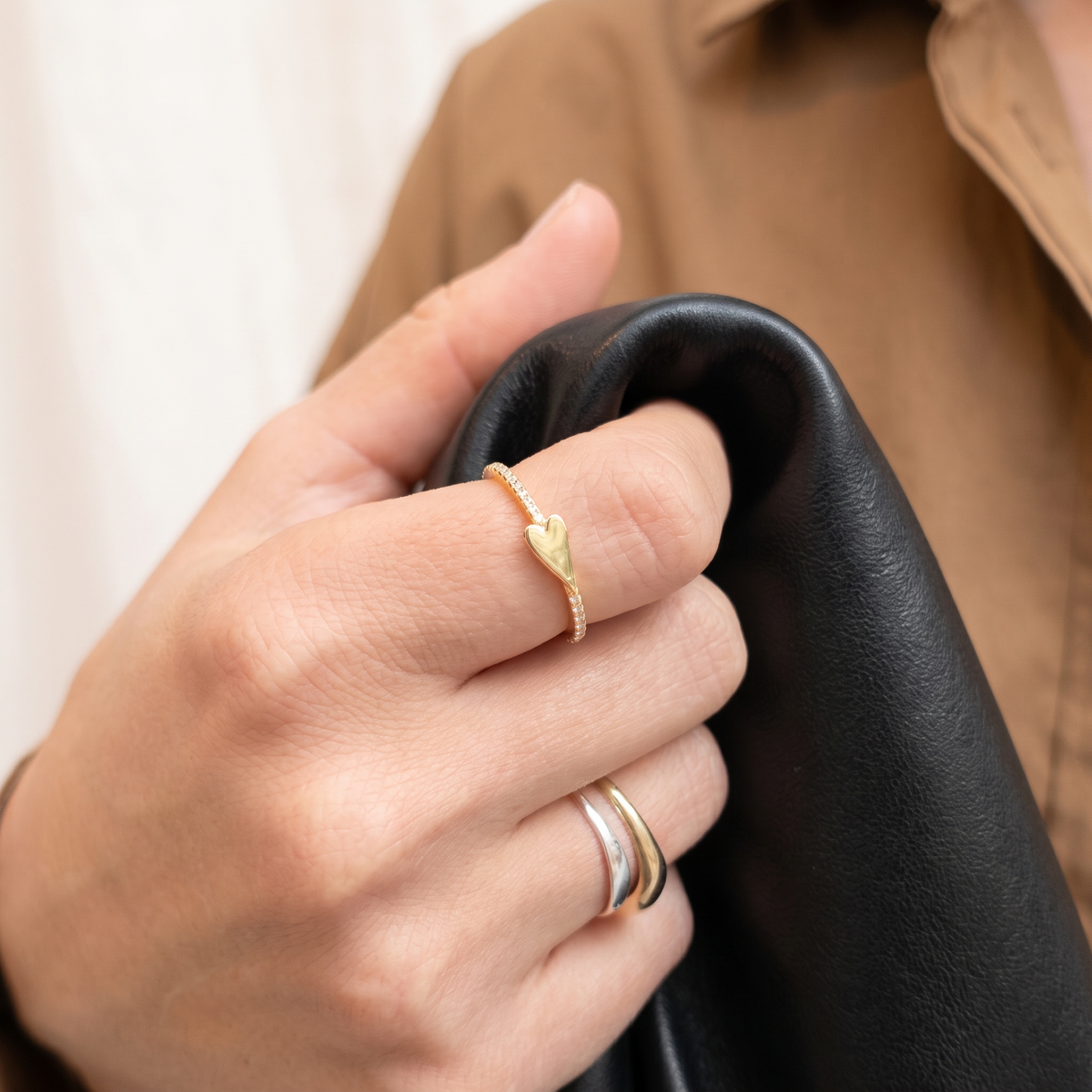 Charmed Stacker Ring