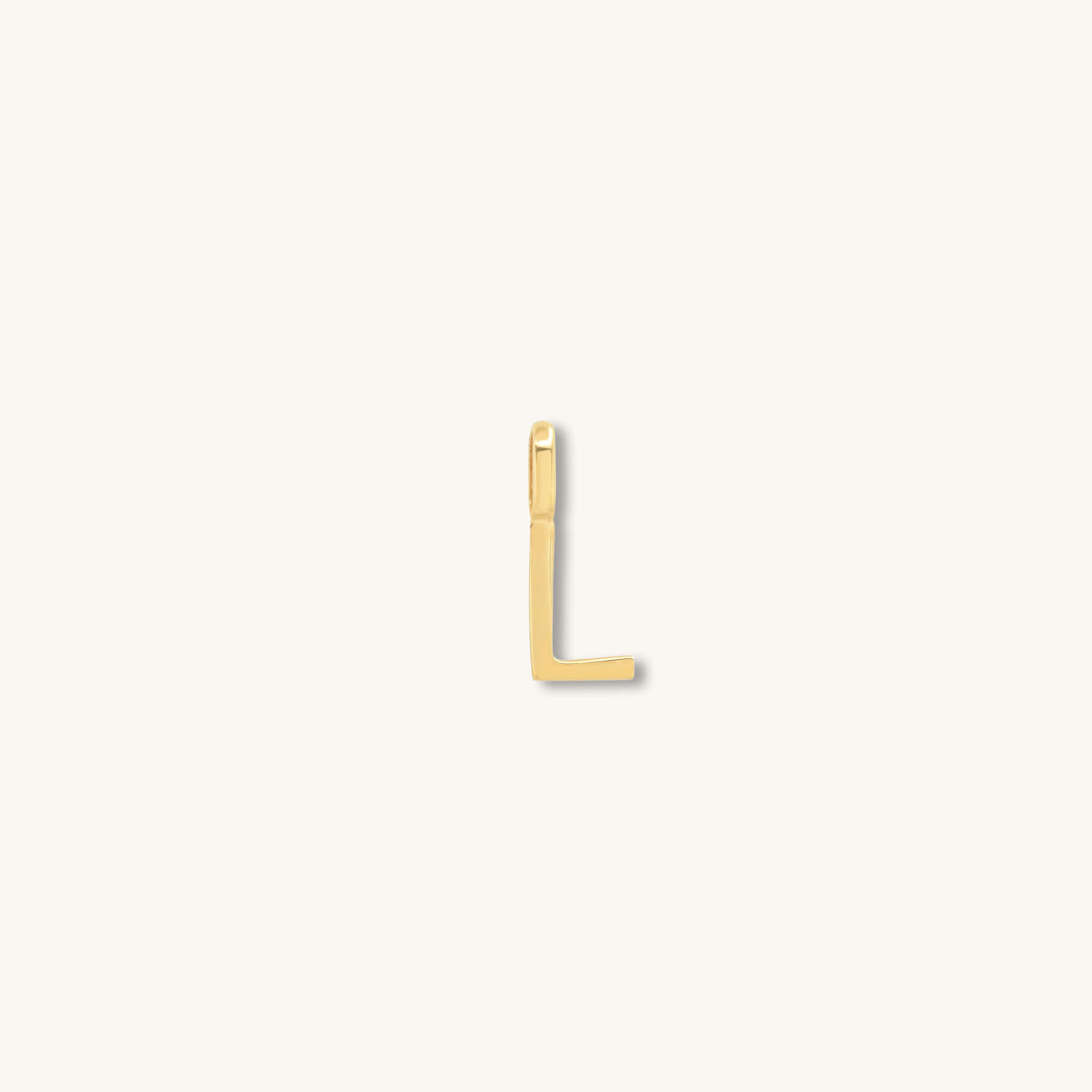 Letter Pendant – Solid Gold