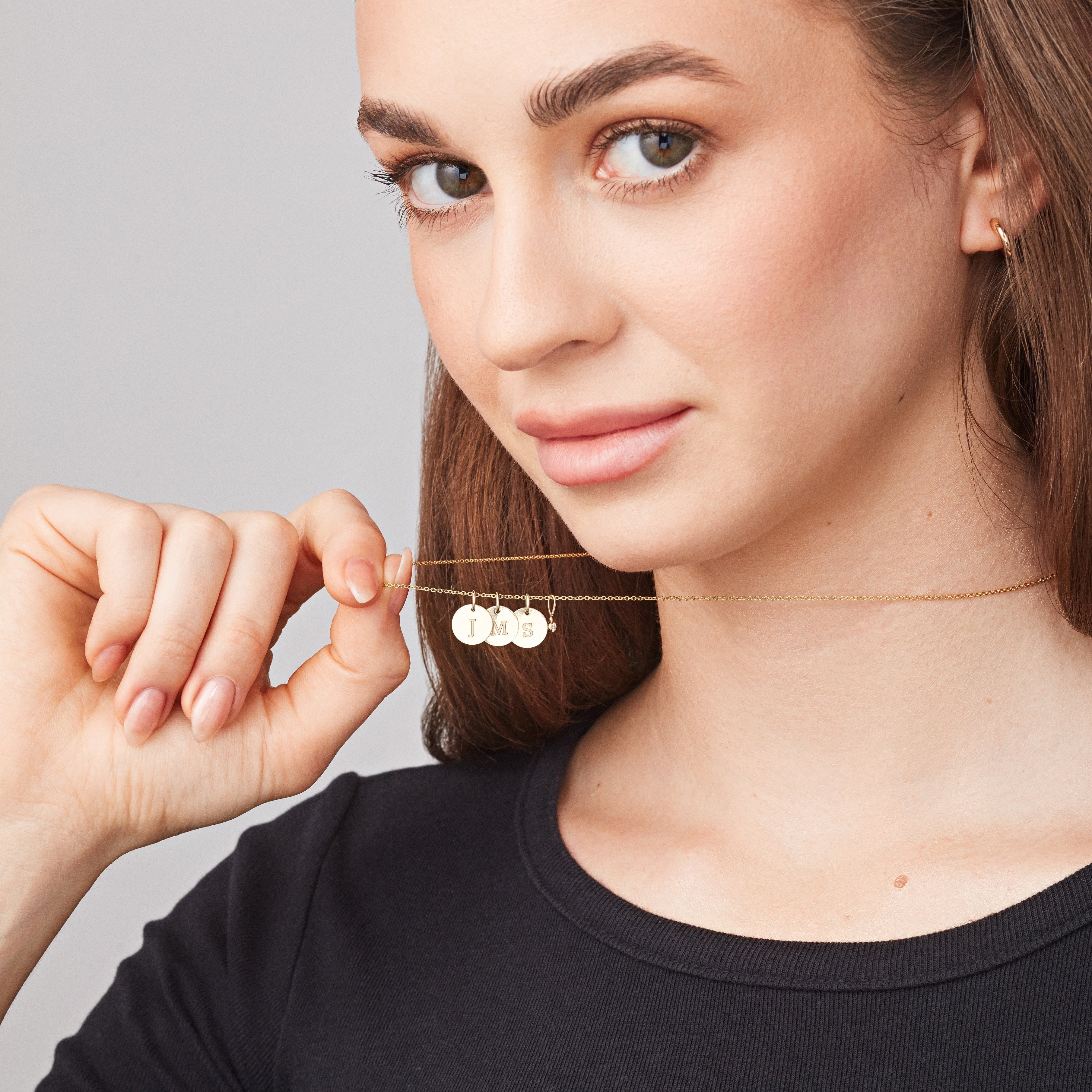 Engravable Disk Necklace