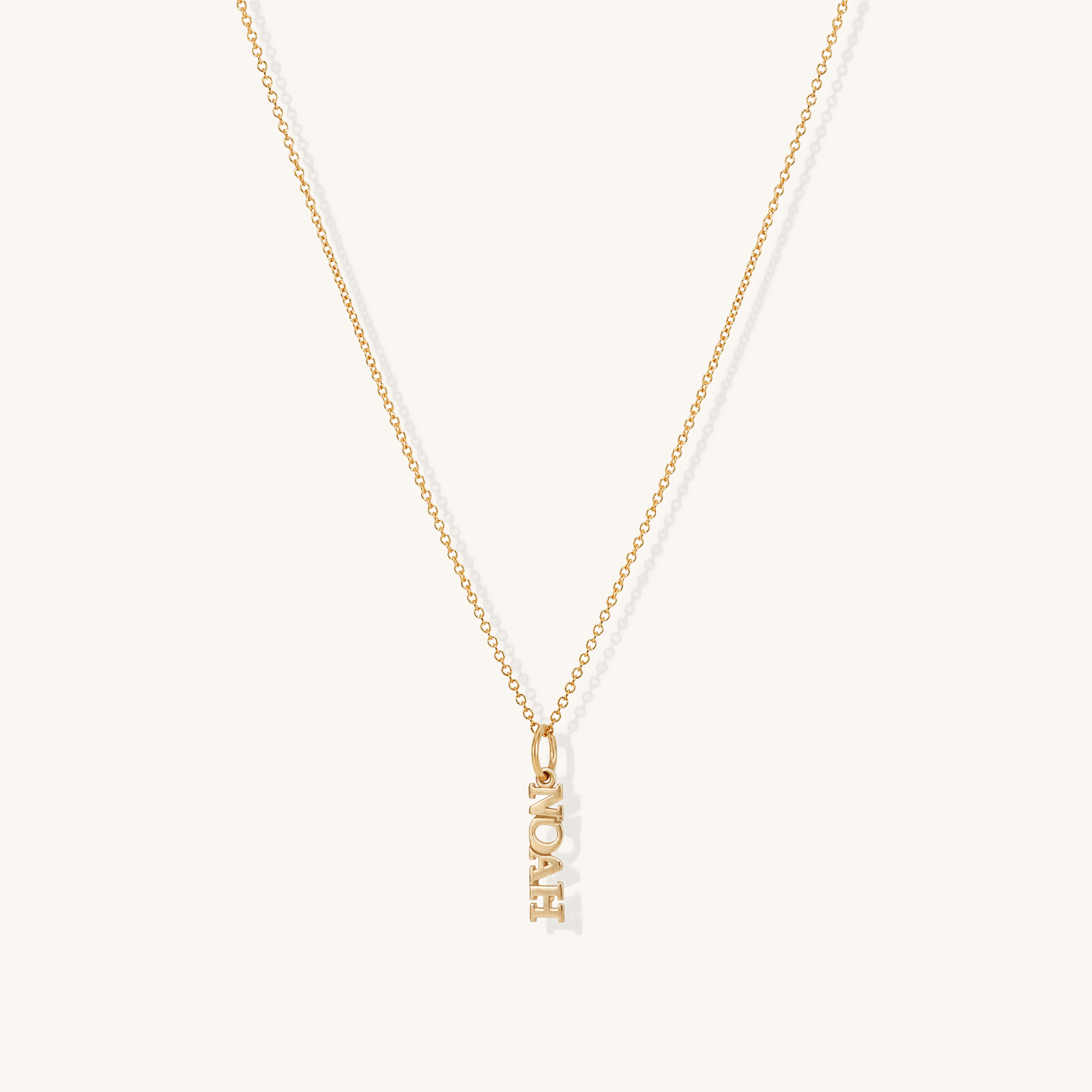 CUSTOM NAME NECKLACE - SOLID GOLD