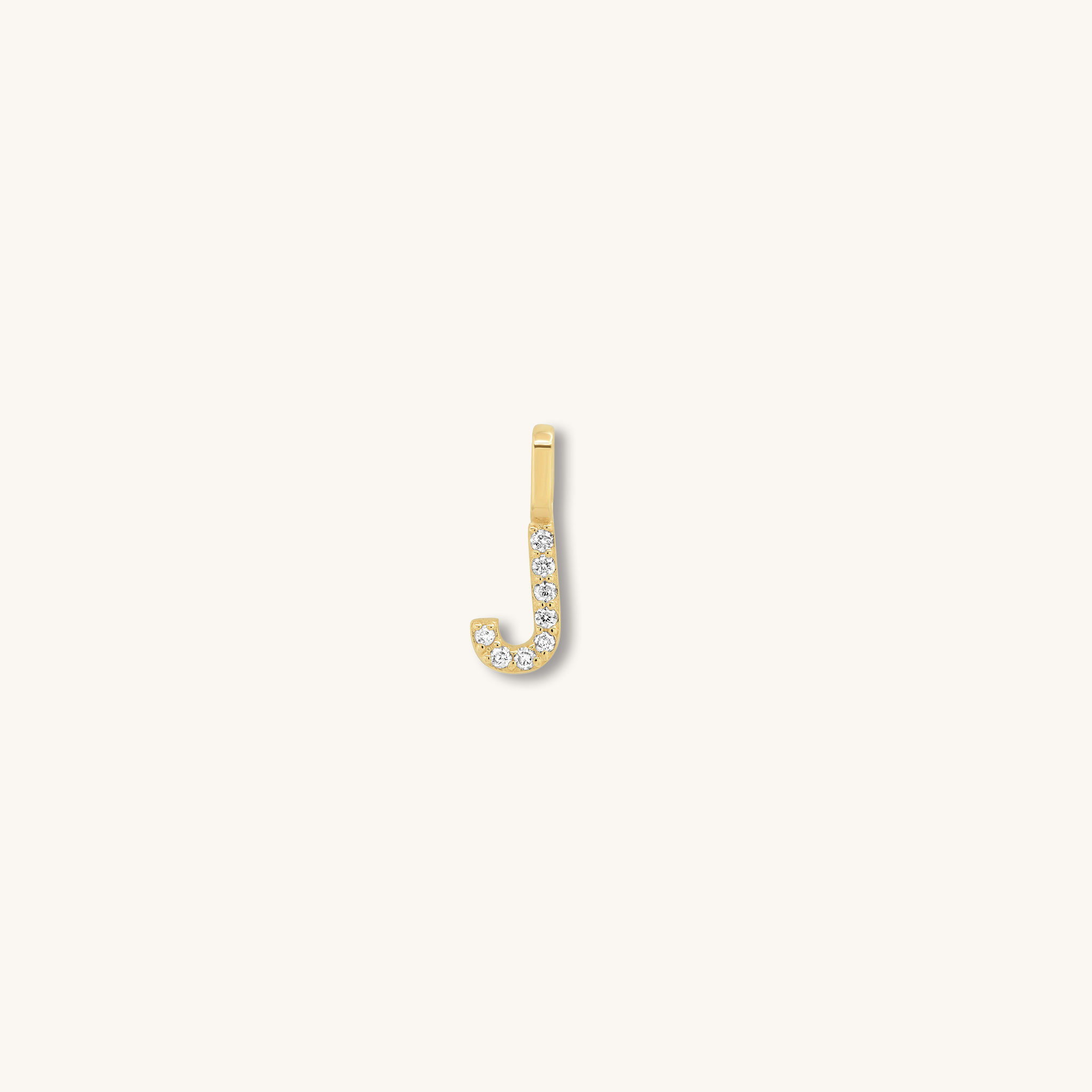 Letter Pendant – Solid Gold