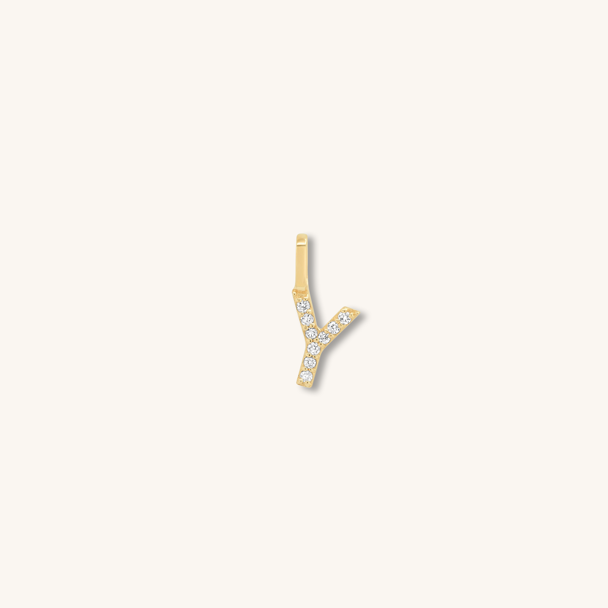 Letter Pendant – Solid Gold