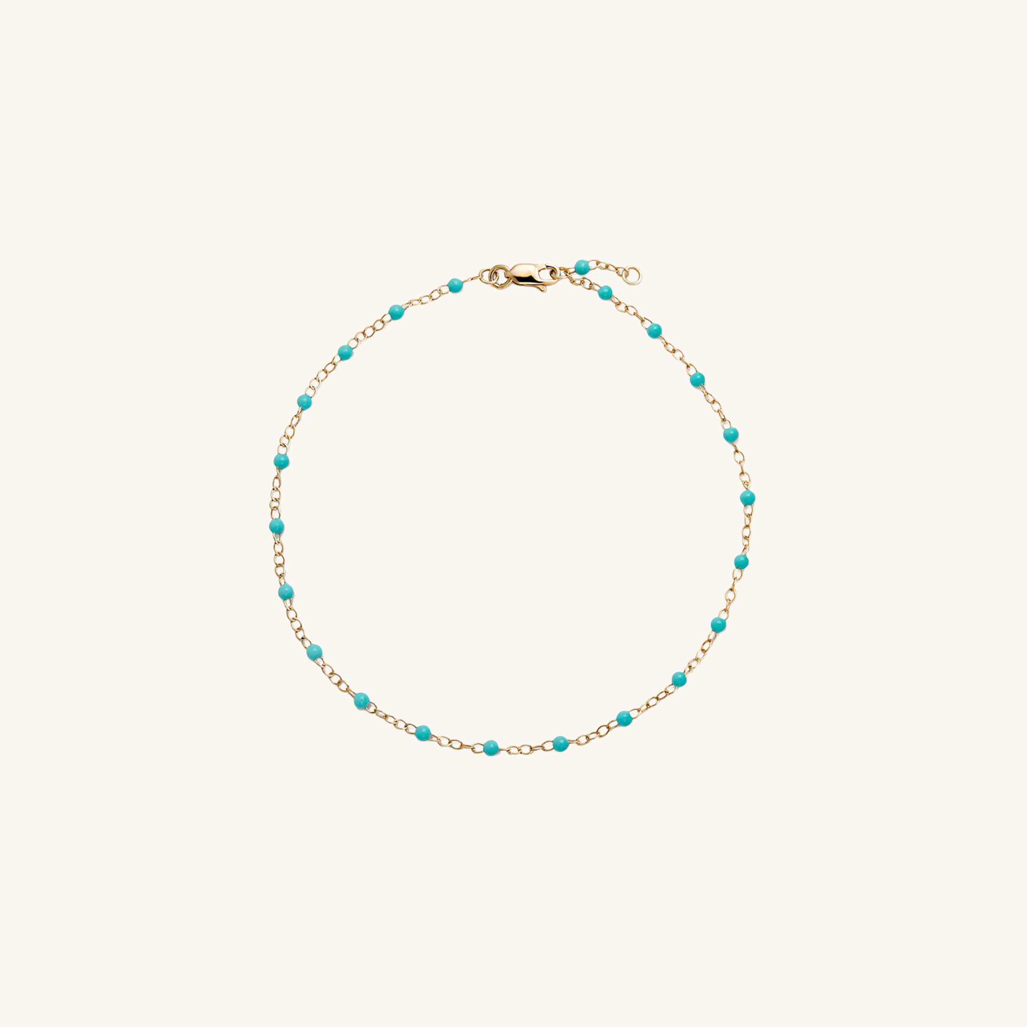 Enamel Spheres Anklet