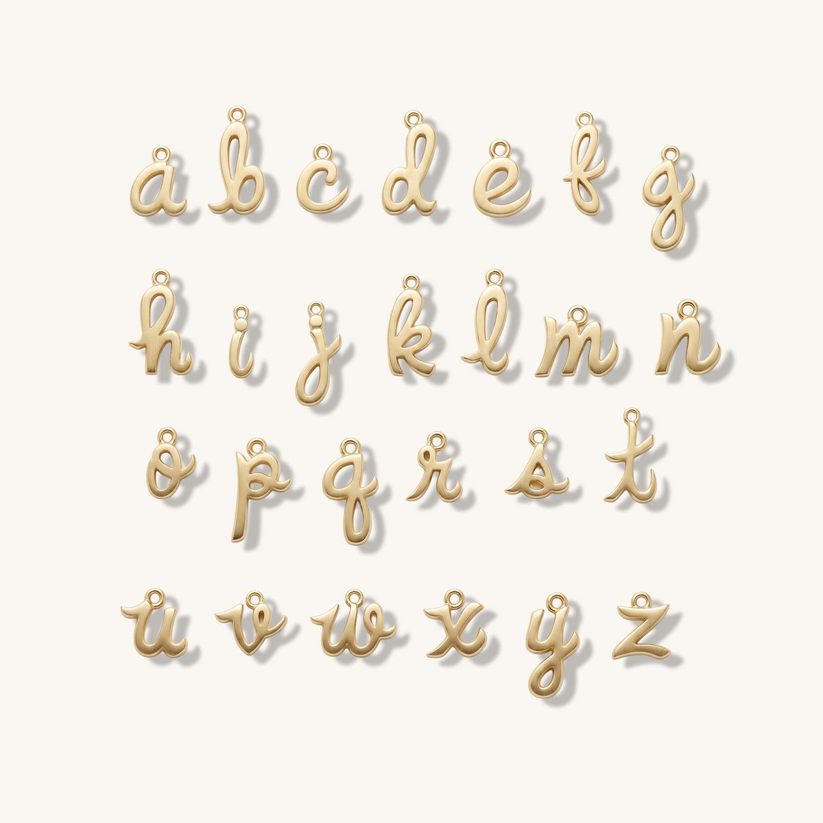 Cursive Letter Pendant