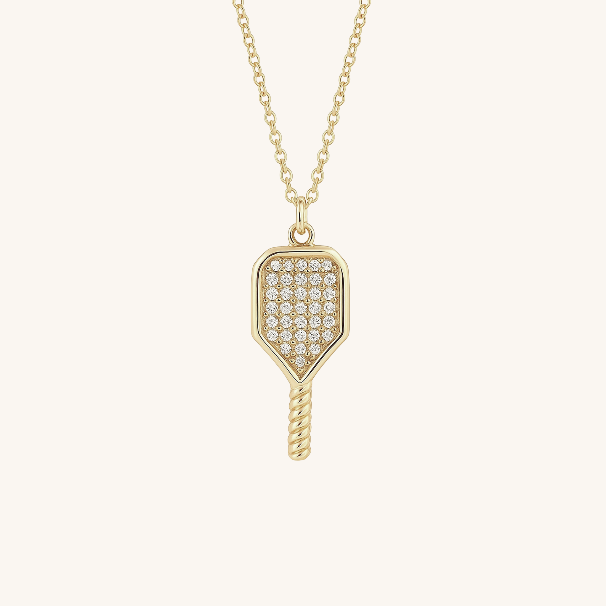 Pickle Ball Paddle Necklace