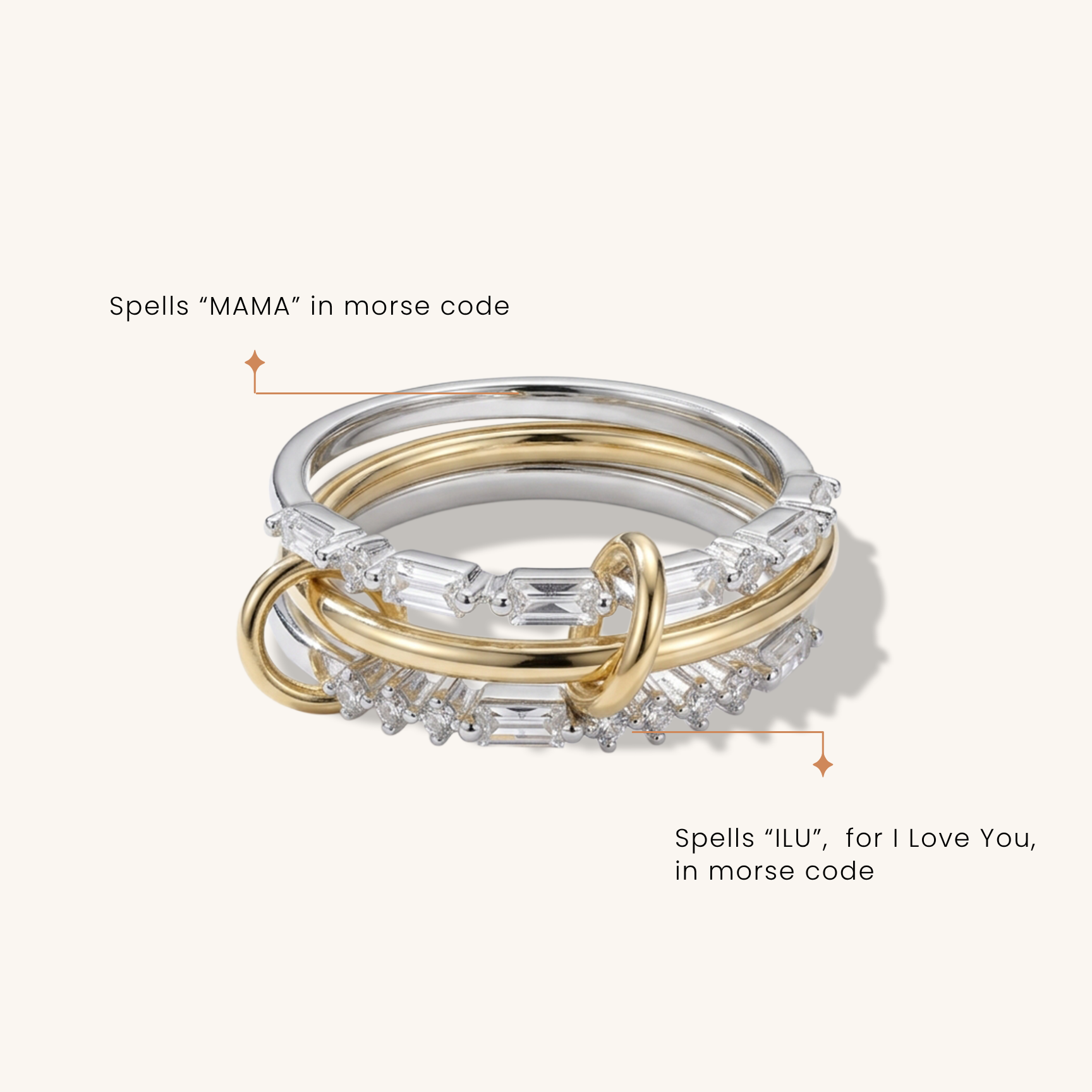 Love you Forever Mama ring