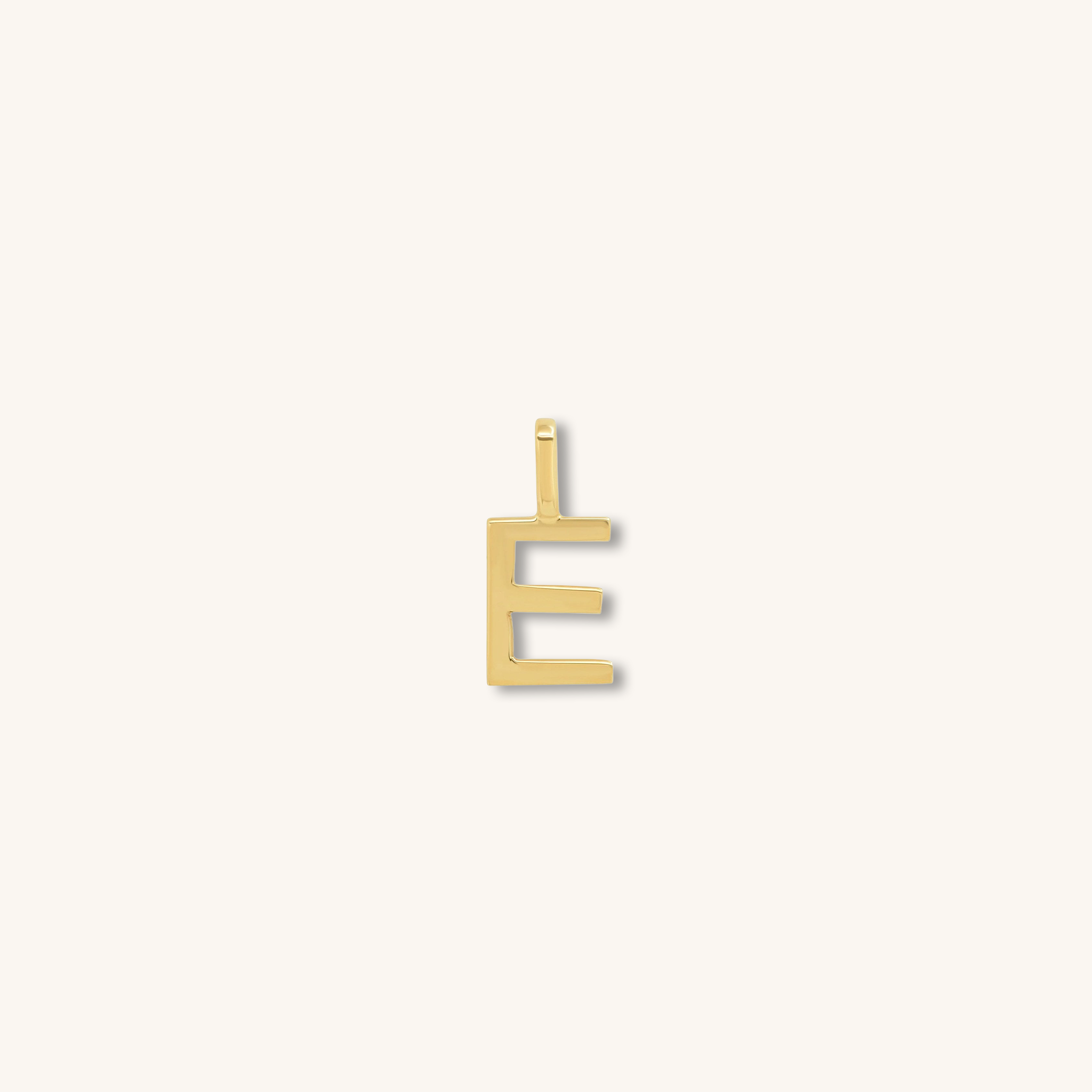 Letter Pendant – Solid Gold