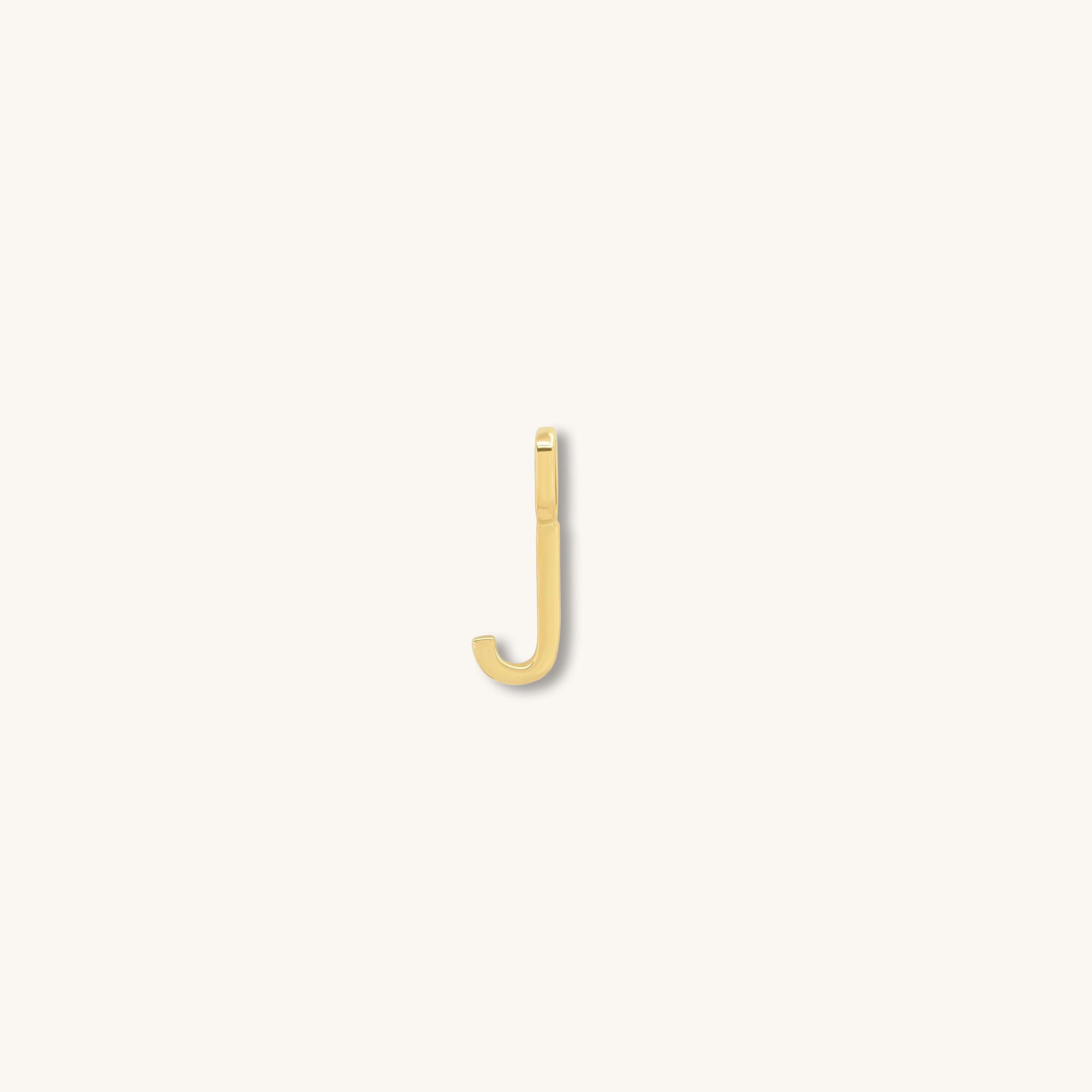 Letter Pendant – Solid Gold
