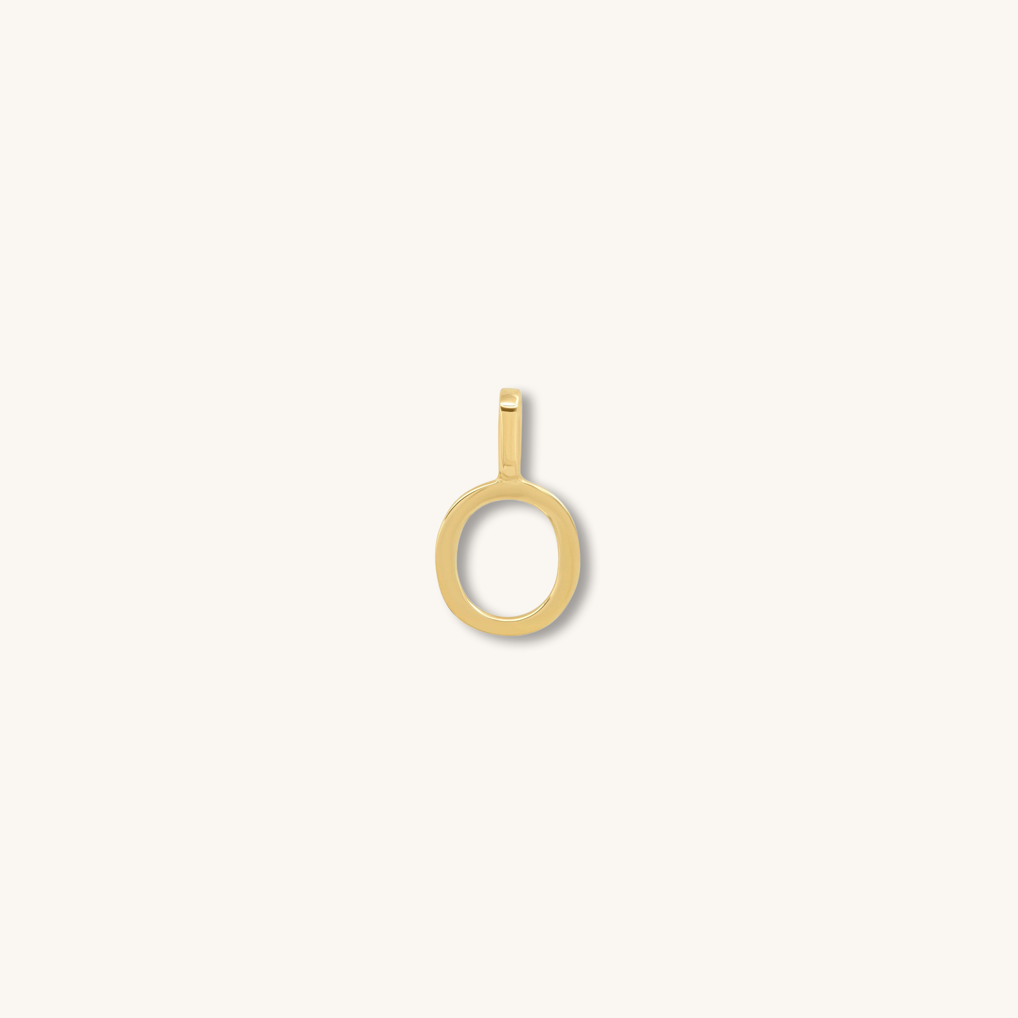 Letter Pendant – Solid Gold