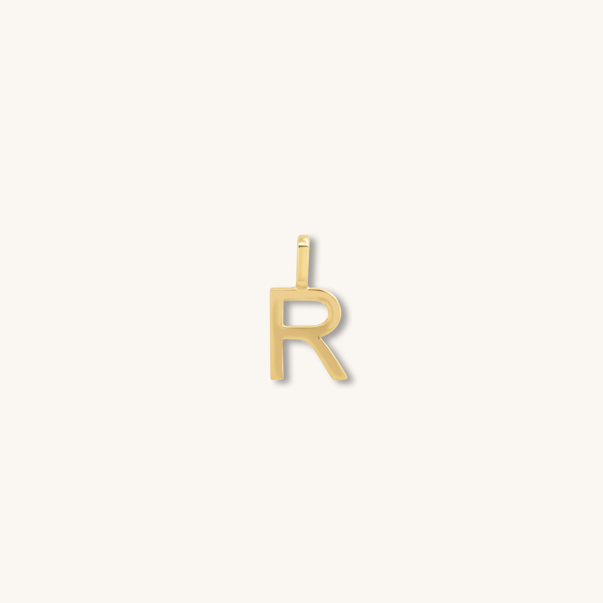 Letter Pendant – Solid Gold