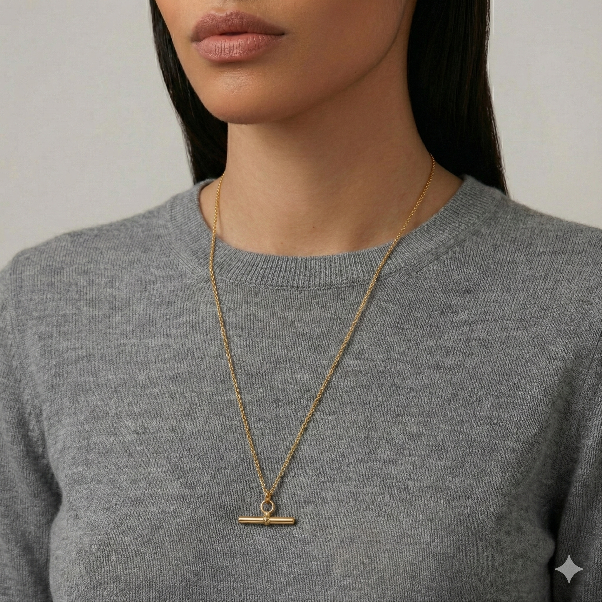 The T-Bar chain necklace