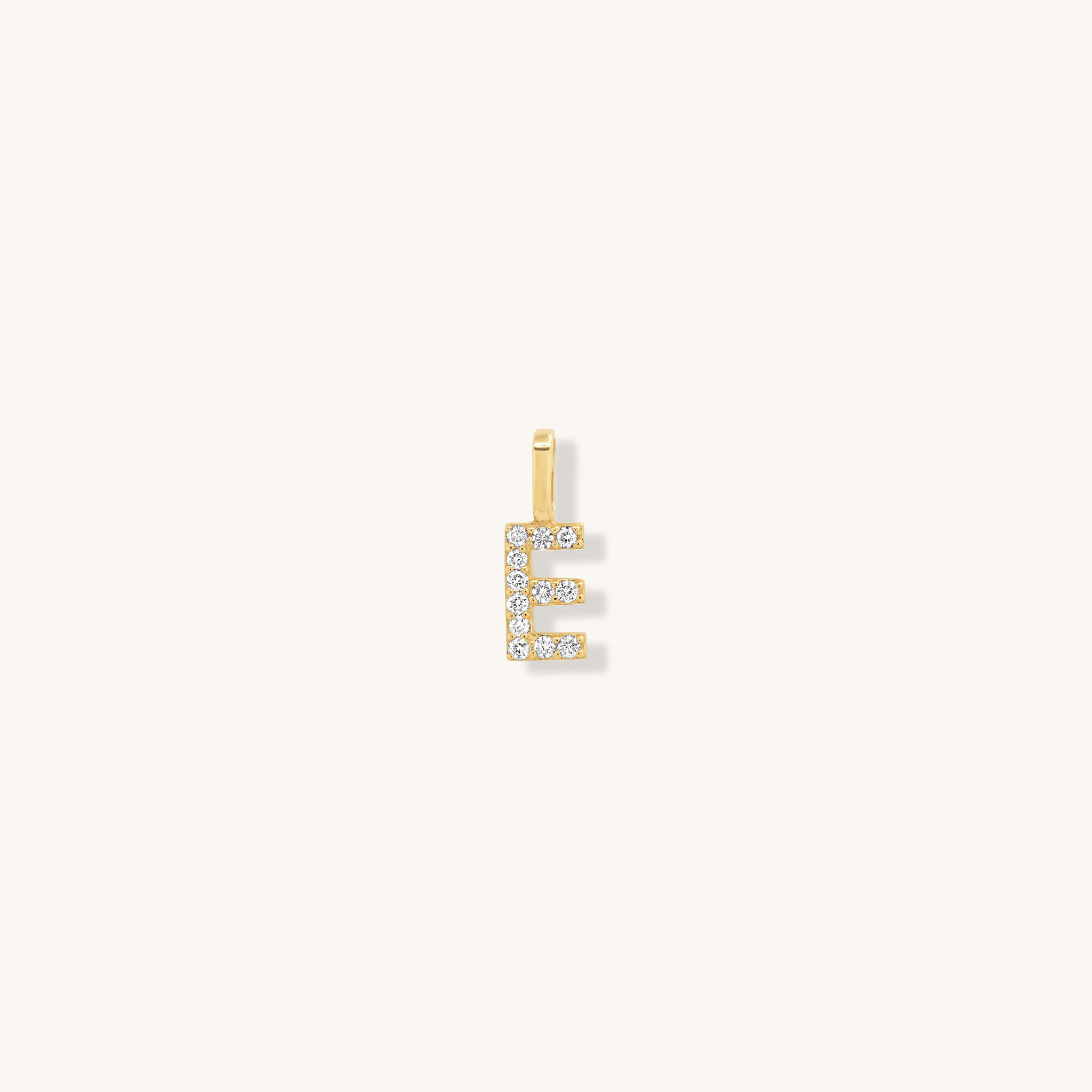 Letter Pendant – Solid Gold