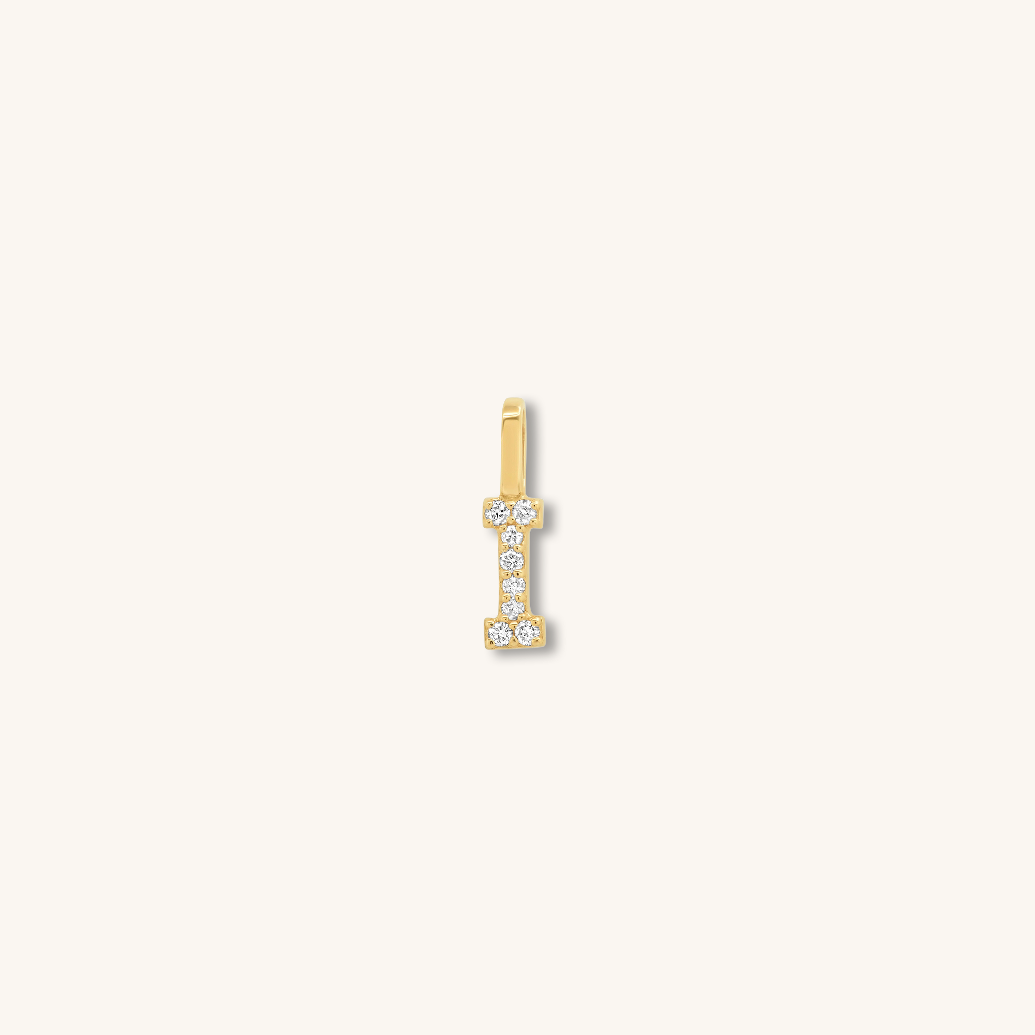Letter Pendant – Solid Gold