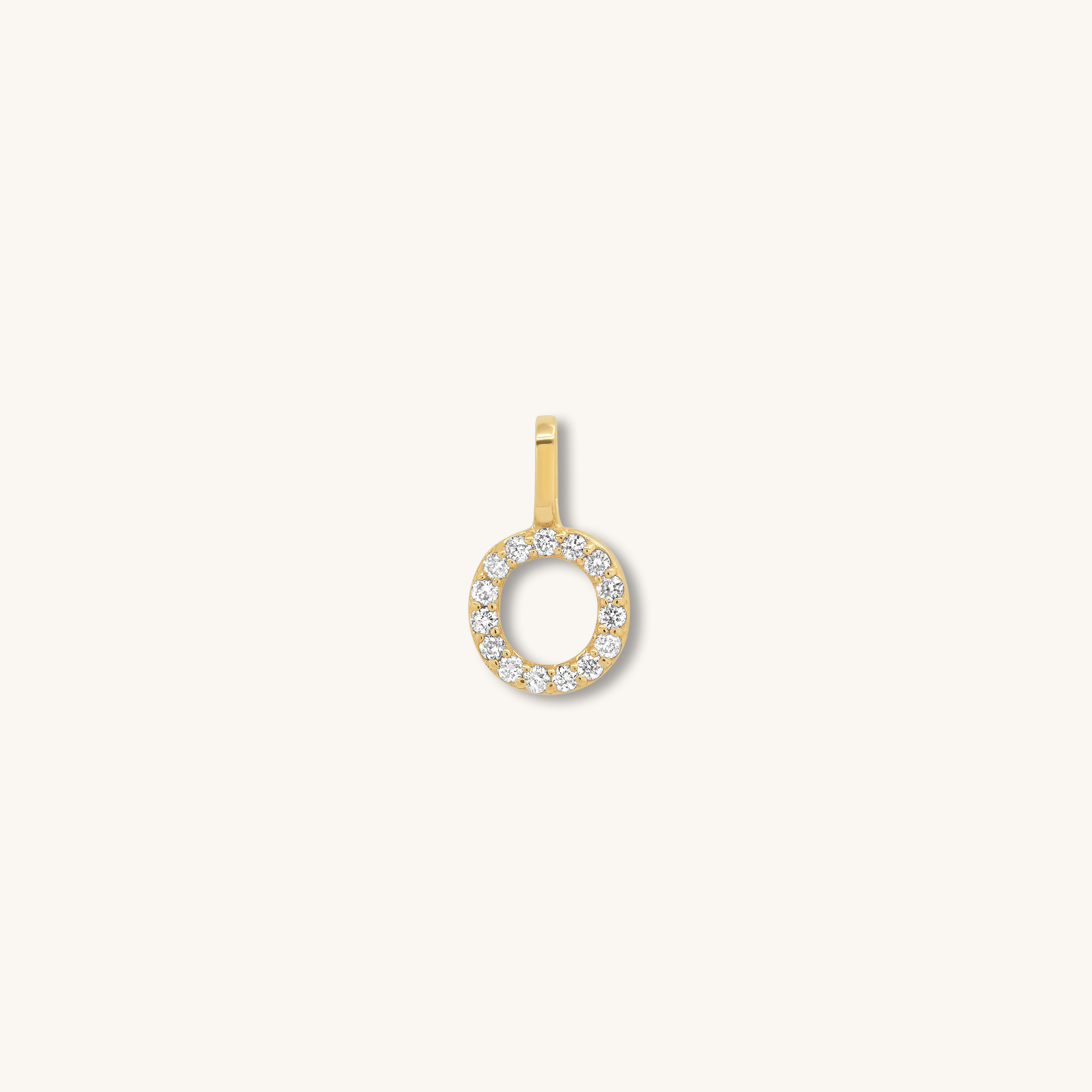 Letter Pendant – Solid Gold