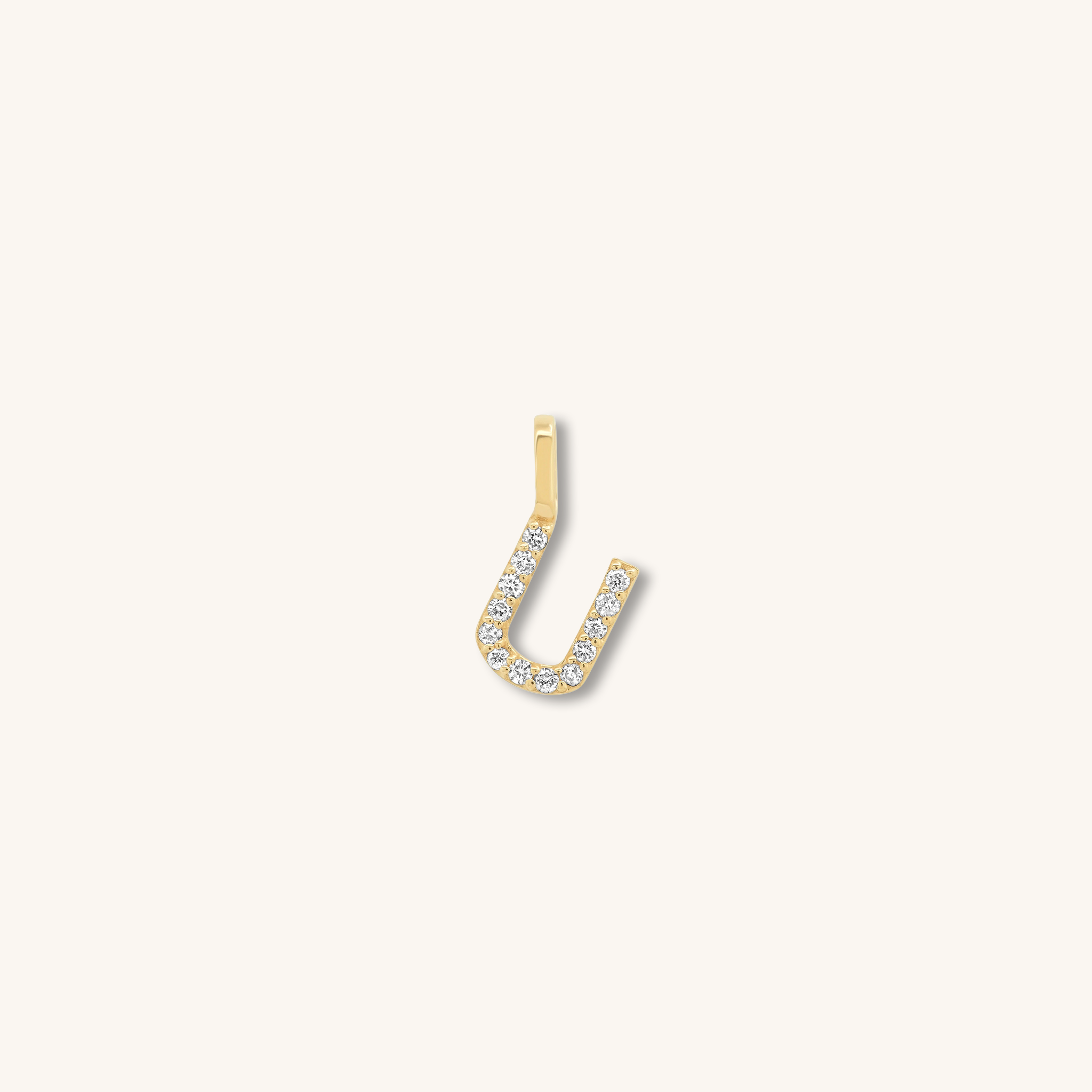 Letter Pendant – Solid Gold